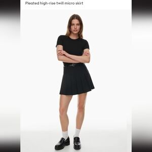 NWT Aritzia Sunday Best olive mini skirt